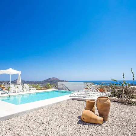 Villa In Rhodes With Infinity Pool & Bbq
