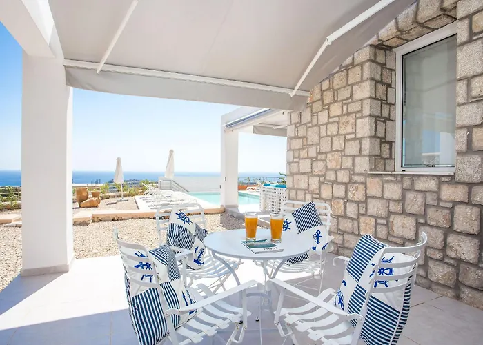 빌라 In Rhodes With Infinity Pool & Bbq Kalithies